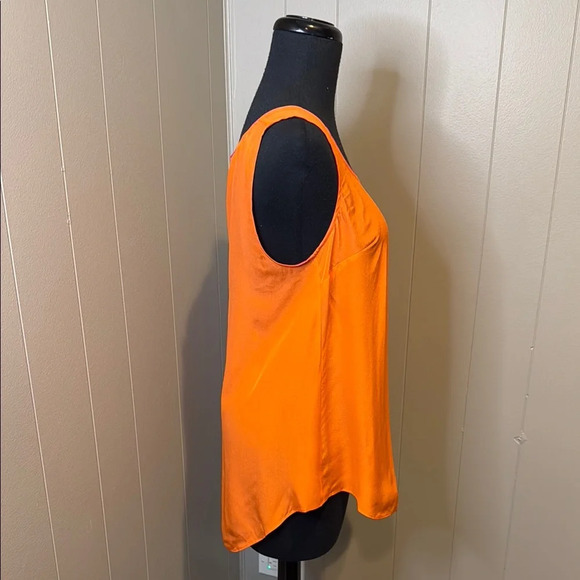 Maeve Anthropologie Women’s 0 Orange Relaxed Tank Top - Picture 3 of 5
